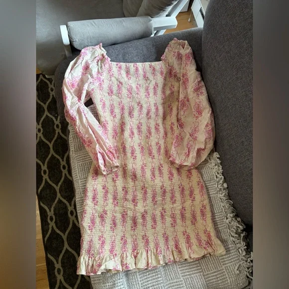 LoveShackFancy Stunning Kyndra Floral Mini Dress size small - Picture 15 of 15